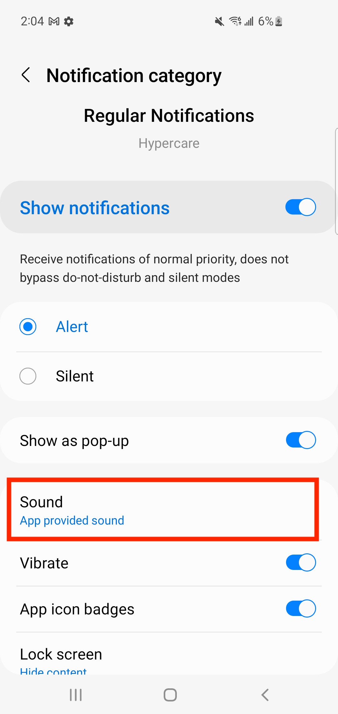 Notification settings 4 - go to Sounds.png
